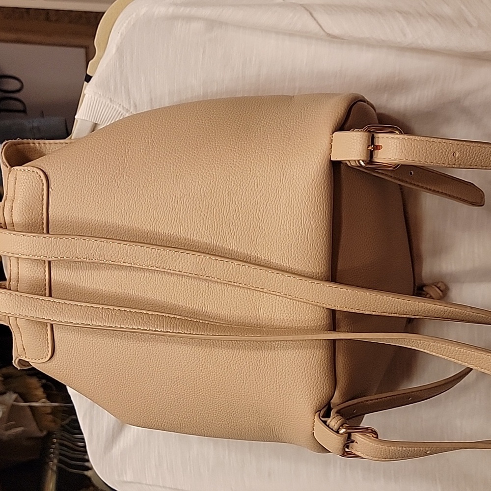 Tan Suede Backpack - Picture 2 of 5